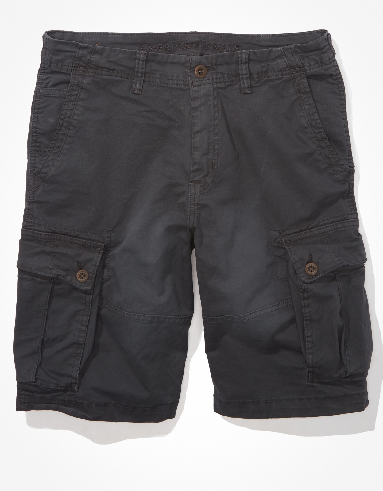 Buy AE Flex Lived In Longer Length Cargo Short online American Eagle Outfitters