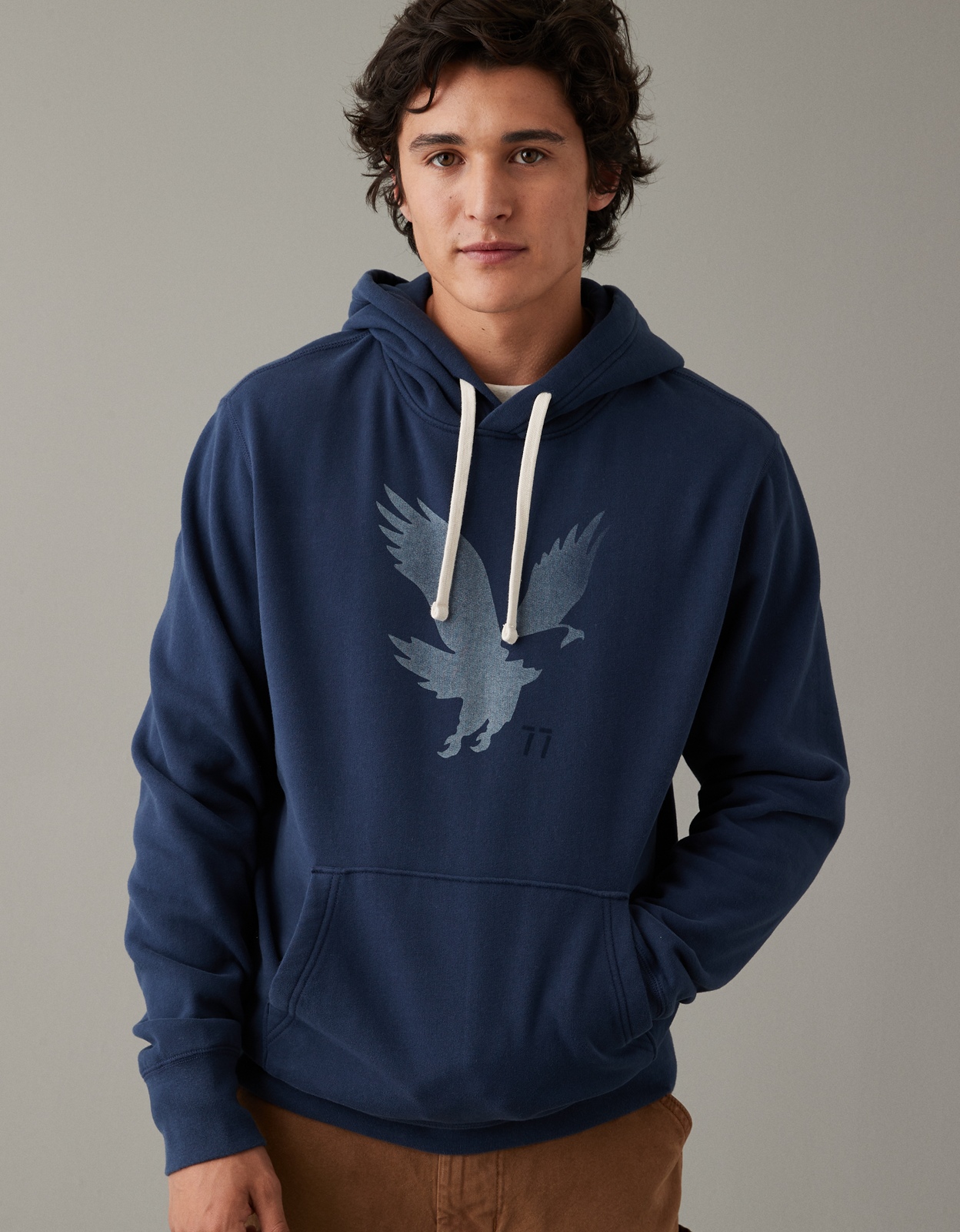 Buy AE Super Soft Graphic Hoodie online American Eagle Outfitters