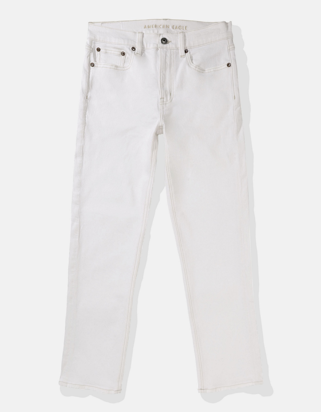 Buy AE Stretch Super High-Waisted Ankle Straight Jean online