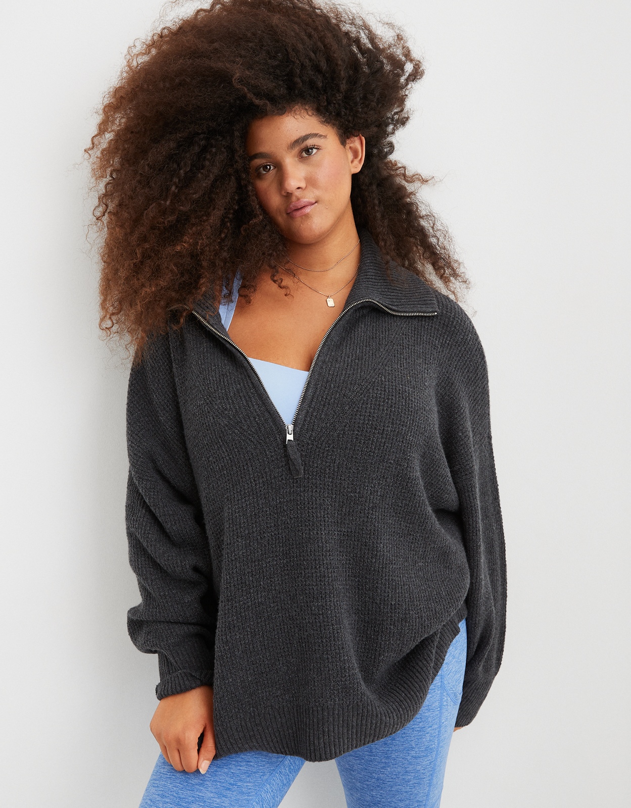 American eagle shop grey sweater