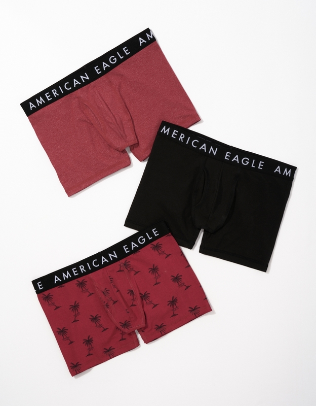 American Eagle Underwear 3 Pack Shadow Eagle 4.5” Boxer Briefs, Men’s Size  XXL
